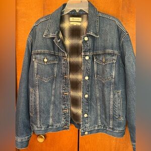 Madewell quilted lined jean jacket